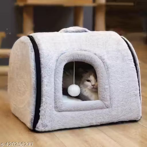 Cozy Indoor Cat Cave Bed