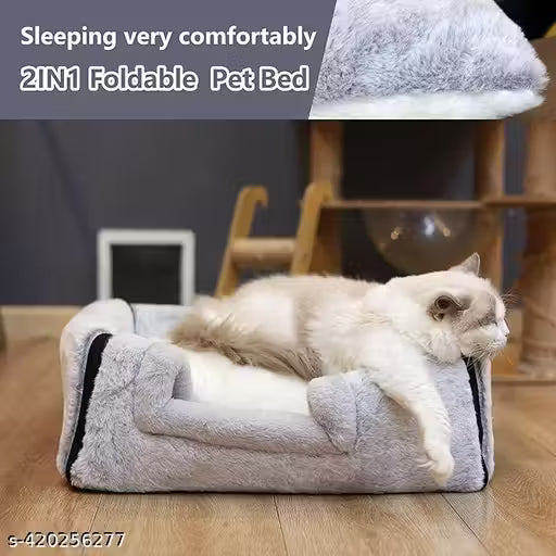Cozy Indoor Cat Cave Bed